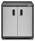 CABINET SYSTEM The Gladiator cabinets are an easy to assemble, cost effective solution to your storage problems, ideal for outfitting any size garage, workshop or garden
