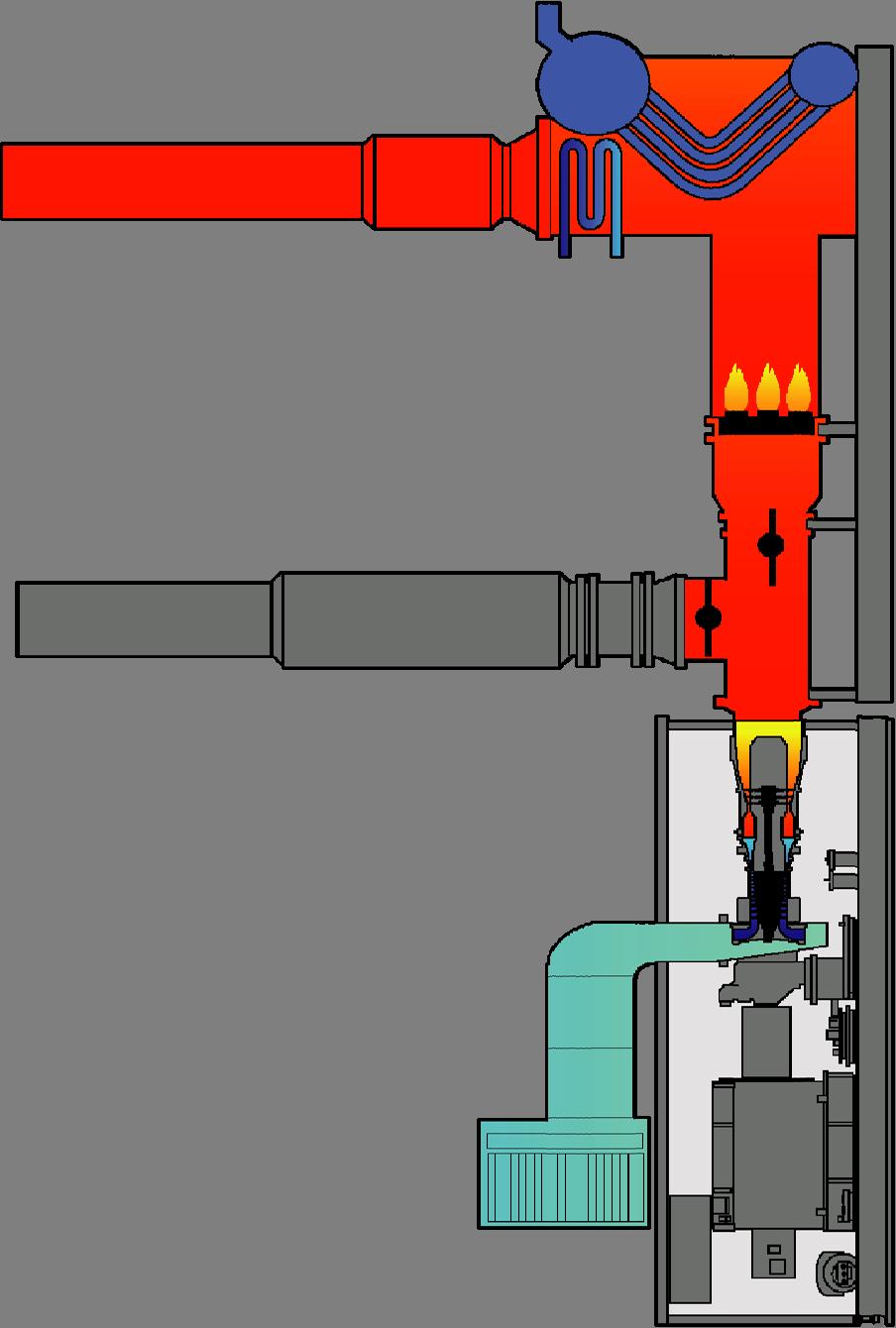 Combustion/Gas Turbine CHP System EXHAUST