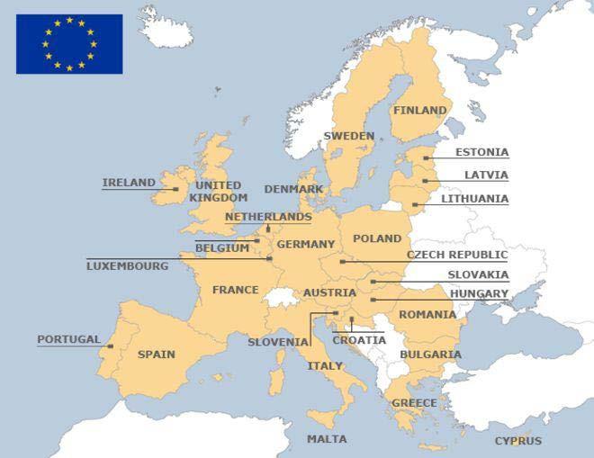 MDR for: 28 Member states of the EU (27 + UK) European Economic Area (Iceland,