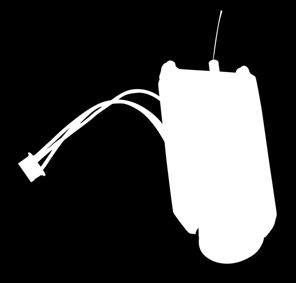 (Black and White Wire) White Plug U845WH-06 Receiver Board