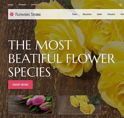 Premium Flower Store PrestaShop ecommerce Theme Responsive and SEO-friendly flower template developed with a simple idea to help you launch your online store quicker.