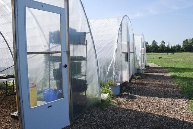 EQIP-funded high tunnels: Challenges Can only be placed on existing farmland, which limits