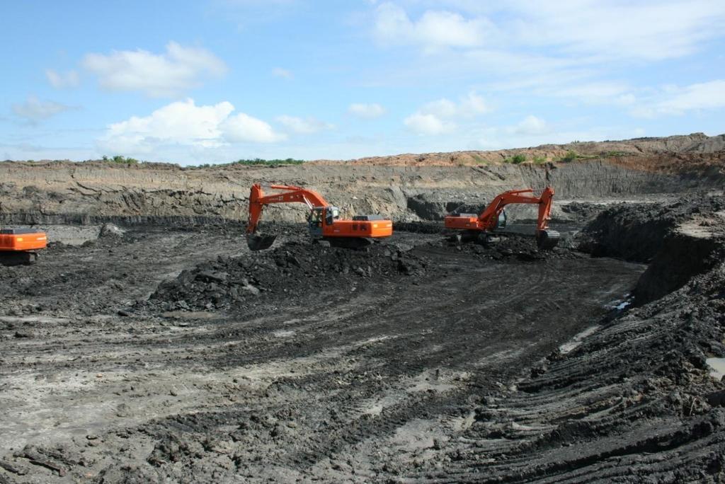 Figure 3 - Current coal mining operations at Jasa Tambang Nusantara Project, East Kalimantan CV BUNGA BONE ( CBB ), East Kalimantan: In Development The CBB Project has a recent history of small-scale