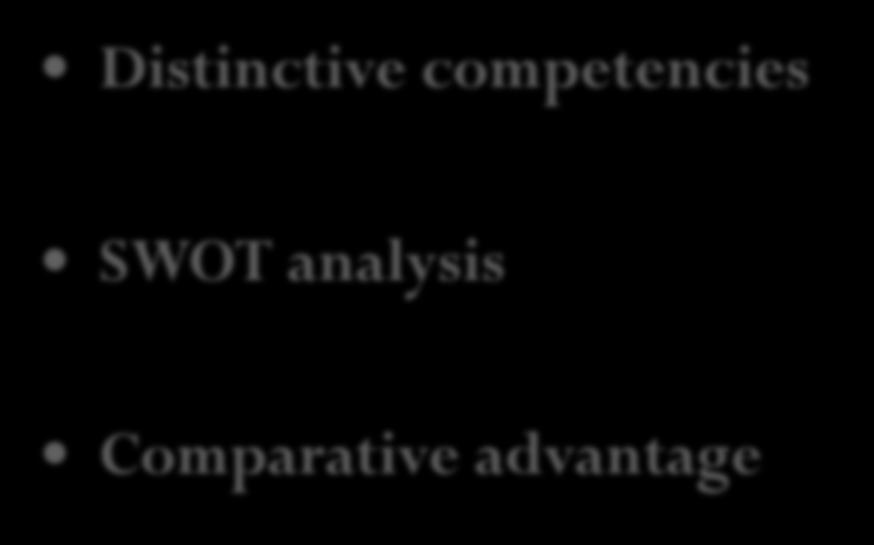 channels: Wal-Mart Competitive Analysis Distinctive competencies