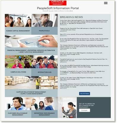Get Connected and Stay Informed Key PeopleSoft