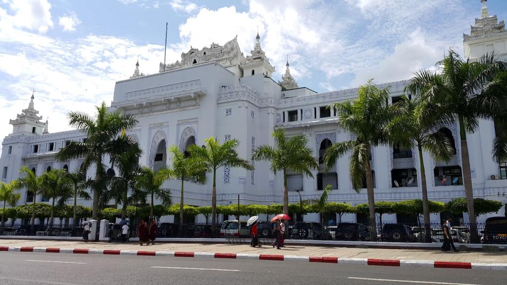 Figure 3: City Hall of YCDC Source: (RRC.AP, June 2015) 1.3 DEMOGRAPHIC FEATURES The population of Yangon city is 5.2 million (5,209,541) which represents 70.