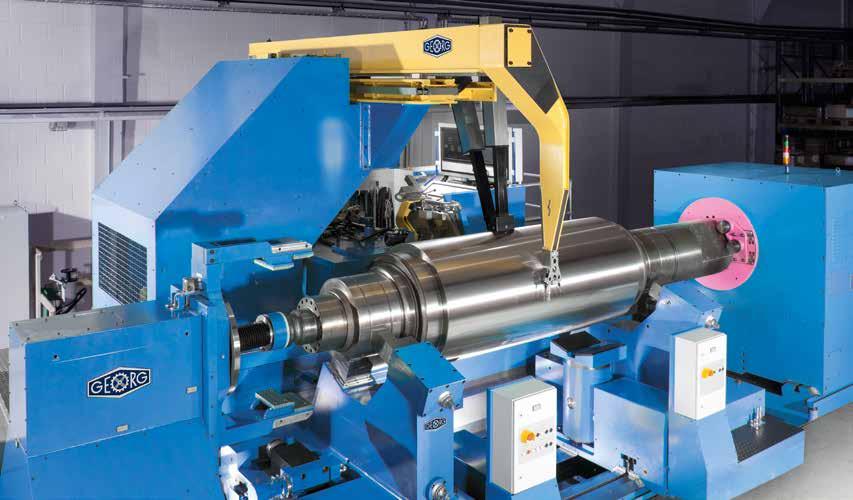 The advantages of GEORG roll grinding machines > > High precision in combination with a long lifetime and