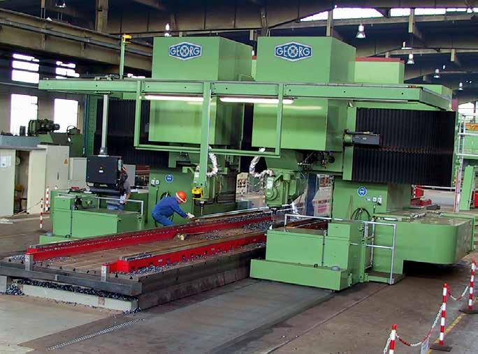 GEORG ultramill Portal-type milling machines The most essential parameters > > In Gantry-type