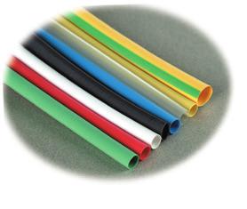 Thin-Wall CPO Series 2:1 Shrink Ratio Thin-Wall Tubing, Non-Lined Flame-retardant, cross-linked polyolefin Continuous operating temperature: -55 C to 135 C Shrink temperature of 120 C Meets UL and
