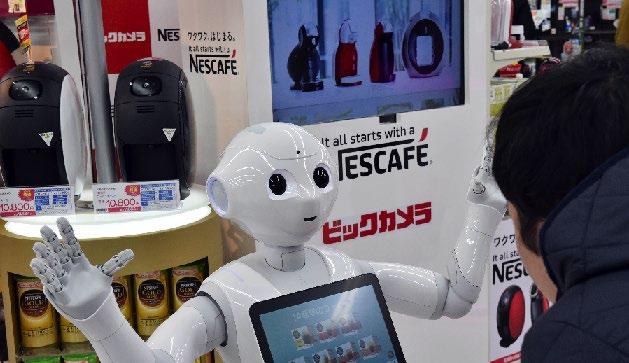 ROBOTS IN RETAIL Robots have had an established presence for a couple of years in Japan. Especially, recently, with the launch of companion robot Pepper in 2015.