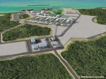 indicative view from south 10 Artist impression of LNG