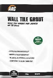 PRODUCT GUIDE - GROUTS Wall Grout A mould, stain and water resistant wall grout for use with most tile types on solid substrates in internal and external locations.