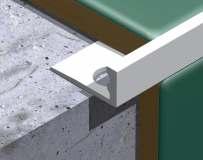PRODUCT GUIDE - FINISHING PRODUCTS Straight Edge PVC Trim A straight edge alternative to round edge PVC profiles.