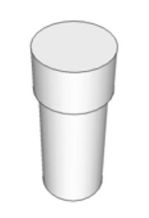 6-cm) PVC cap to one end of the pipe you cut in step 2. Step 4 On the end opposite the cap, draw a line 1 inch from the bottom all the way around the pipe.