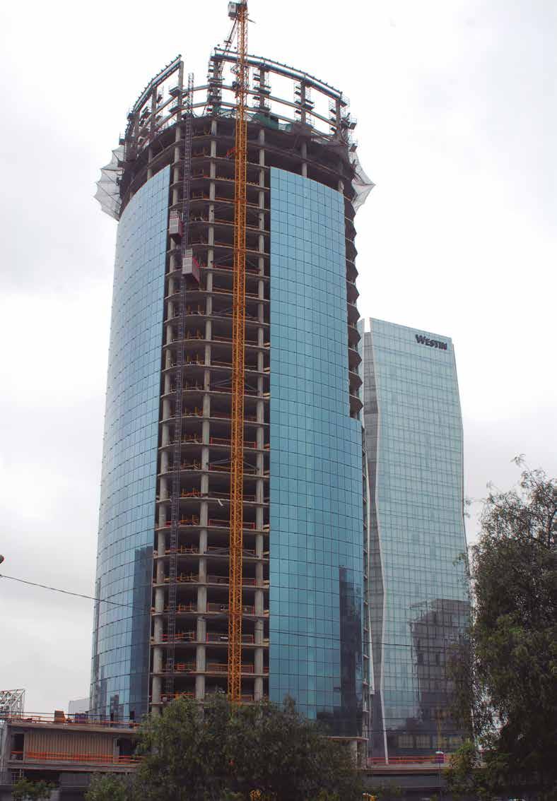 SKYSCRAPERS One of Alsina s strengths is its commitment to innovation, research and development of new products and solutions that have contributed to safety and efficiency in building construction