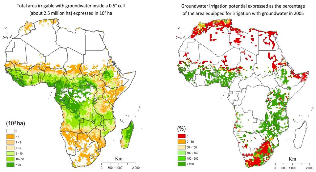 MAPPING THE GROUNDWATER IRRIGATION POTENTIAL IN AFRICA Publication: Altchenko, Y. and K.G. Villholth, 2015.