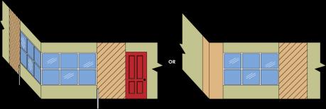 10.1.3 ngled Corners 2 Corners bove & elow Wall sheathing in a diagonal wall section may be counted for a wall line s bracing length if the diagonal wall line is 8ʹ or less in length.