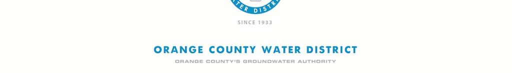 WRE April 19, 2017 Board of Directors Orange County Water District Subject: DRAFT BUDGET FOR FISCAL YEAR 2017-2018 OVERVIEW I am pleased to present to the Board of Directors the recommended budget