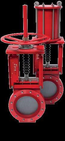 Series 746 Bidirectional Slurry Valves One-piece cast body with extended, molded and bonded polyurethane liner for bidirectional zero leakage shutoff and increased protection
