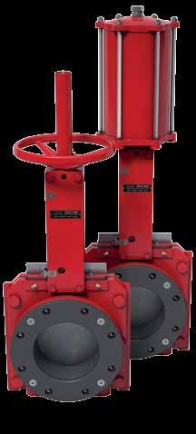Series 760 Bidirectional Slurry Valves Two-piece bolted body with twin elastomer seats and a push-through gate designed for bidirectional heavy duty zero leakage shutoff