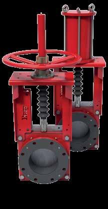 Series 762 Bidirectional Slurry Valves Two-piece bolted body with twin elastomer seats and a push-through gate designed for