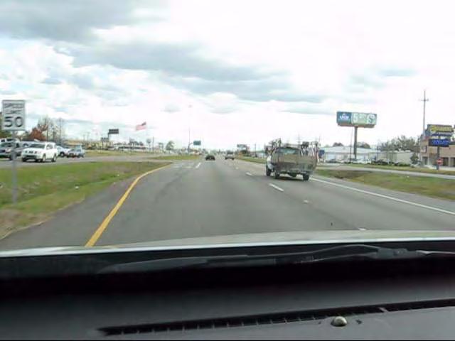 Continuous Flow Intersection Driving East on Airline Highway (US 61) Looking East on Airline Highway (US 61) Location: