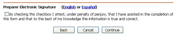 Preparer and/or Translator Skip this section if the Preparer and/or Translator block is blank.