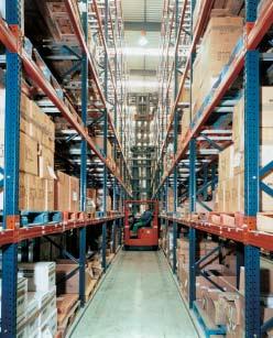 Among the factors which determine aisle width and rack height are: pallet size and