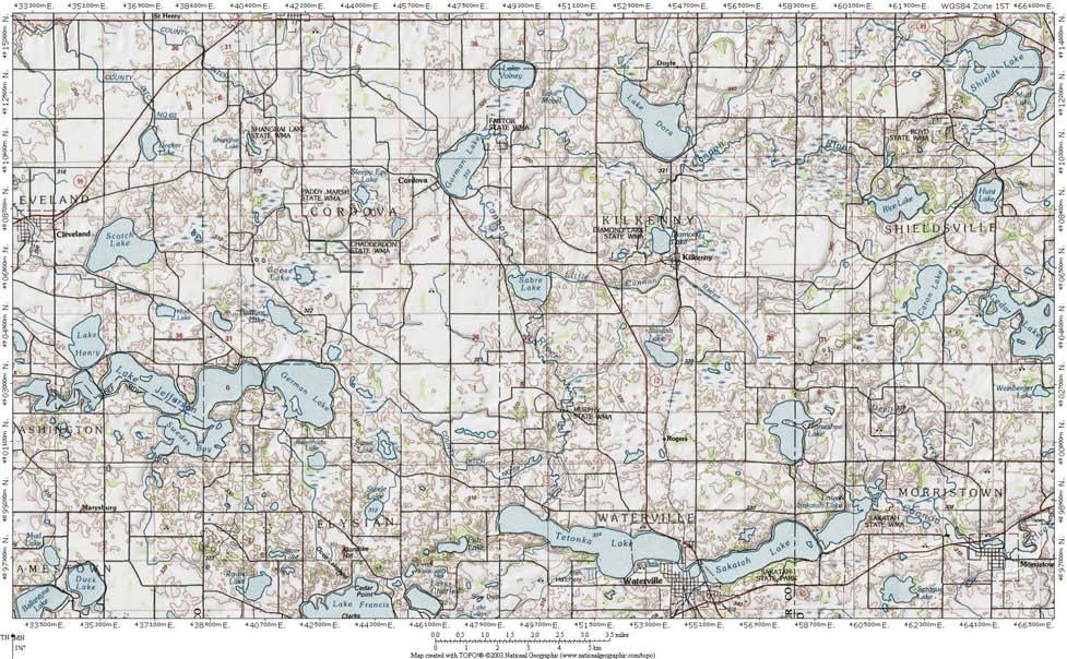 Lake Monitoring Results for Gorman, Rice, Sabre, Shields, Lower Sakatah, Upper Sakatah, and Tetonka Lakes, Cannon River Watershed Partnership, 2007 Locations for lakes monitored twice a