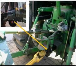 Page15 Fig. 2 Photographic view of PTO torque torsiometer located between the tractor and the implement with a detailed view on the up-left photographic Fig. Error!