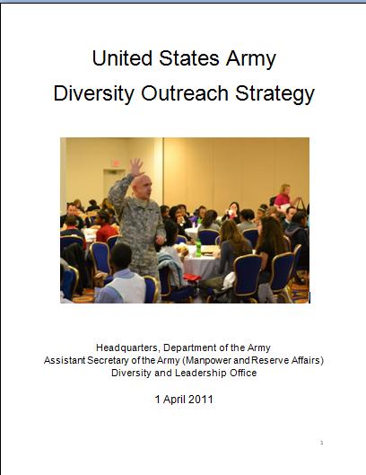 21 Army Diversity Outreach Strategy SYNCHRONIZE EFFORTS ENSURE CONSISTENCY OF ARMY MESSAGE GUARANTEE SENIOR LEADERSHIP PARTICIPATION MEASURE PROGRAM SUCCESS ENSURE