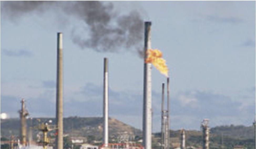 Oil refining: purify crude oil into petroleum products (diesel, gasoline) Curacao: Oil