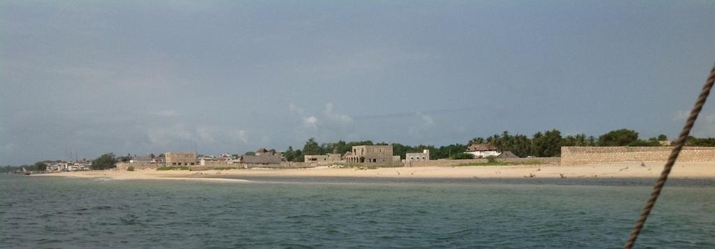 Lamu and found out that the main dumpsite which existed at the sea front area was closed up and developers reclaimed the land to