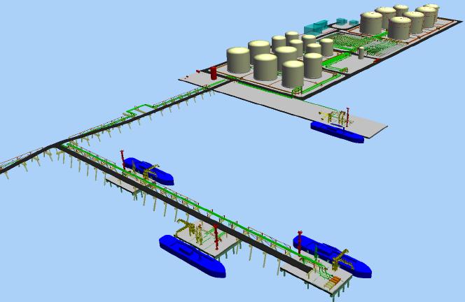 Proposed Petroleum Storage & Handling Facilities For Jurong Port Tank Terminals (Phase 1) At Jurong Port, Jurong Port Rd, Singapore SCOPE OF WORK Engineering Design, Procurement and Construction: 1.