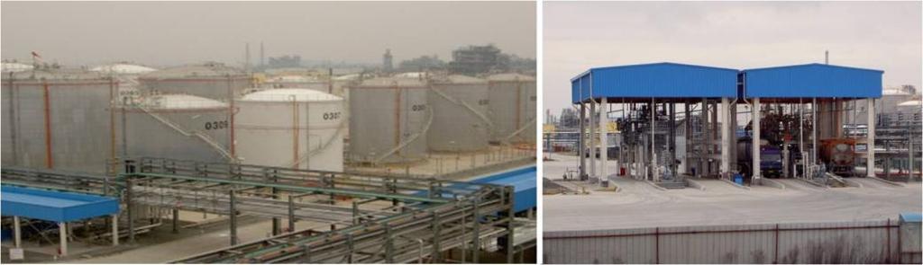 Vopak Multi Product Terminal, Shanghai, China Project Description Total of 62 numbers of chemical storage tanks of CS and SS material EPC work includes truck loading bay, drum filling room, pipe