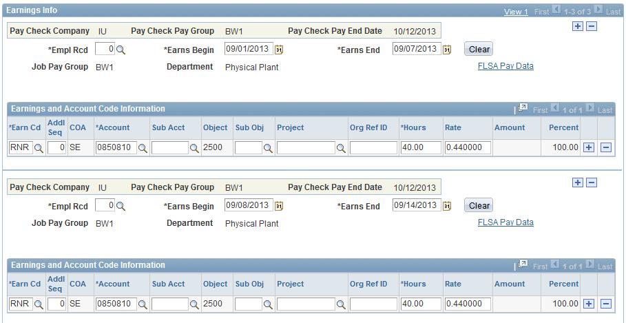 Biweekly Earnings Info Click View All at top of earnings info to view all pay blocks