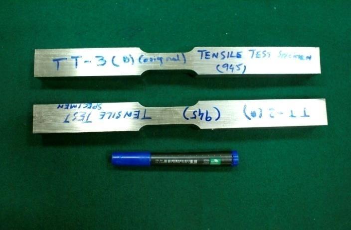 PHASE 3 : Results of Destructive Testing Tensile Test: At Room Temperature (RT/20 C). At 350 C.