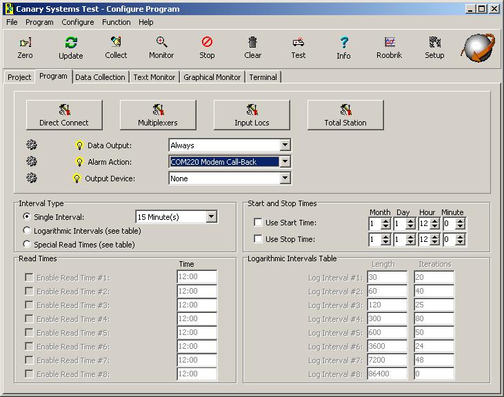 Modem Call-Back There are 3 different Modem call-back options supported in MultiLogger: COM220 Modem Call-Back A Campbell COM220 with default settings, connected to CSI I/O port.