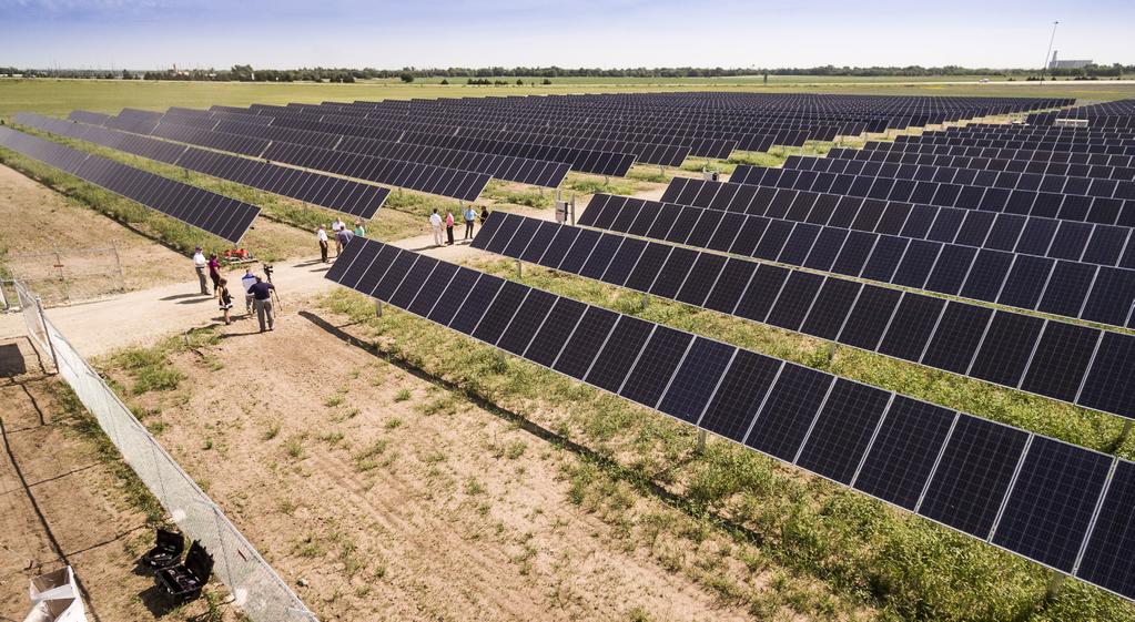 We launched our first utility-scale, community solar project in July 2017 in Hutchinson, Kansas. That project, at capacity, can provide 1,200 kilowatts of electricity. 4.