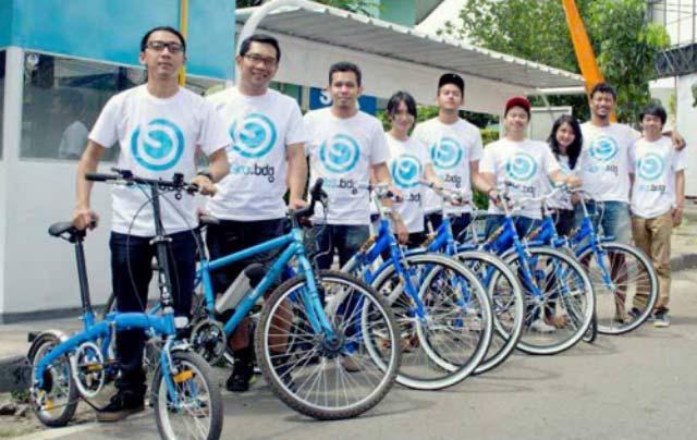 Sustainable Transportation Bike Sharing Bandung Ecovillage#1 has provided bicycle
