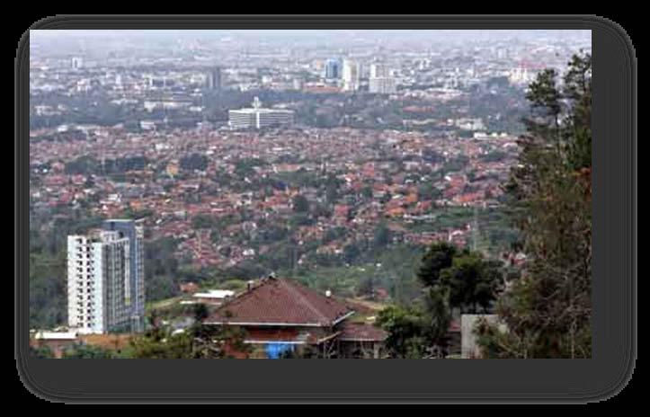 Bandung is located 768 metres above sea level, approximately 140 kilometres south east of Jakarta,