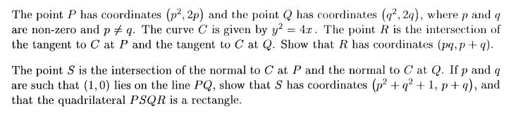 Question 7 (STEP I 2006 Q4) Question 8