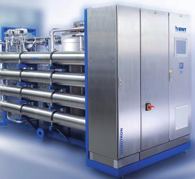 2 OSMOTRON PRO Professional Process Management for Your Production With the launch of OSMOTRON in 1996 BWT Pharma & Biotech offered the first skid-mounted system for the production of pharmaceutical