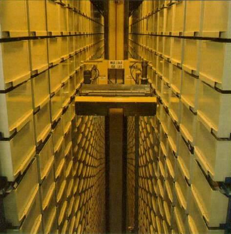 AUTOMATED STORAGE AND RETRIEVAL SYSTEMS (AS/RS) Access area of the system is ergonomically designed to present stored items at