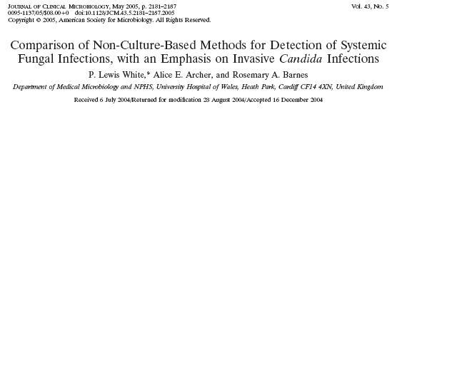 J Clin Microbiol 2005: 43; 2181 Conclusions: The usefulness of antibody detection may be limited when the patients under investigation are immunosuppressed and/or heavily colonized but uninfected The