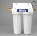 SHURflo Water Filtration Systems Number Single Standard 10" Filter System, 3/8" MPT threads SF410010 With ball valve & gauge, no filters SF410020 No fittings, no filters, single packed SF410021 No