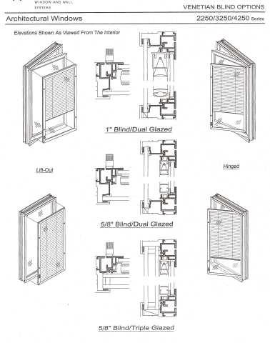 Wall / Window Section Study Operable Casement