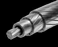 ZTACIR ZTACIR GAP-TYPE CONDUCTORS These conductors have a special construction feature with a small gap filled with grease between the high strength steel core and the thermal resistant Al-Zr alloy