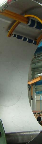 diameter 2,5 m Plasma welding and automatic GTAW Submerged arc
