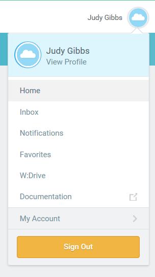 Your inbox Your inbox displays the action items